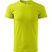 T-Shirt Herren Basic, 2XL, zitronengrün