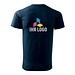 MALFINI T-Shirt Herren Basic, S, marineblau
