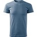 T-Shirt Herren Basic, S, denim