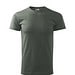 T-Shirt Herren Basic, S, dunkler schiefer