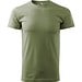 T-Shirt Herren Basic, S, hellkhaki