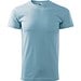 T-Shirt Herren Basic, S, himmelblau