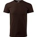 T-Shirt Herren Basic, S, kaffee