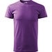 T-Shirt Herren Basic, S, lila