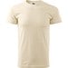 T-Shirt Herren Basic, S, mandel