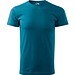 T-Shirt Herren Basic, S, petrolblau