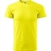 T-Shirt Herren Basic, S, zitronengelb