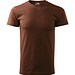MALFINI T-Shirt Herren Basic, XS, schokolade