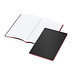 Geiger-Notes Tablet-Book A5 schwarz, Farbschnitt und Prägung in rot