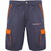 Tahoe Arbeitsshorts, 250 g/m2, blei/orange, XL