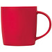 Tasse matt gummiert, 300 ml, rot