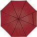 Teleskop-Taschenschirm aus Polyester mit Schutzhülle, burgund