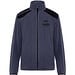Terrano Mikrofleecejacke, unisex, blei/schwarz, L