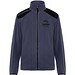 Terrano Mikrofleecejacke, unisex, blei/schwarz, S