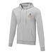 Theron Herren Kapuzenpullover mit Reißverschluss, heather grau, M