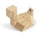 THINKO. Holzpuzzle bestehend aus 24 Teilen, Natur