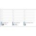 Tisch-Querkalender Compact Recycling-Kalendariumspapier, Hardcover Papier matt