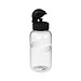 Trinkflasche Carve Junior, 500 ml, transparent/schwarz