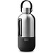 Trinkflasche Edelstahl, Schwarz 1000ml, Schwarz