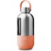 Trinkflasche Edelstahl, Orange 750ml, Orange
