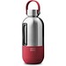 Trinkflasche Edelstahl, Rot 750ml, Rot
