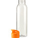 Trinkflasche Sirius, 650 ml, transparent/orange