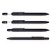 TROIKA® Construction-Pen, schwarze Mine, mattschwarz-gold TROIKA® Construction-Pen, schwarze Mine, mattschwarz-gold