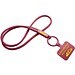 Tubyard Lanyard mit Telefonhalterung und Band aus recyceltem Kunststoff, bordeaux