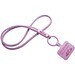 Tubyard Lanyard mit Telefonhalterung und Band aus recyceltem Kunststoff, fliederfarben