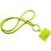 Tubyard Lanyard mit Telefonhalterung und Band aus recyceltem Kunststoff, gelb