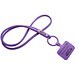 Tubyard Lanyard mit Telefonhalterung und Band aus recyceltem Kunststoff, lila