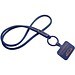 Tubyard Lanyard mit Telefonhalterung und Band aus recyceltem Kunststoff, mondlichtblau