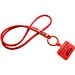 Tubyard Lanyard mit Telefonhalterung und Band aus recyceltem Kunststoff, rot