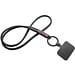 Tubyard Lanyard mit Telefonhalterung und Band aus recyceltem Kunststoff, schwarz