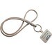 Tubyard Lanyard mit Telefonhalterung und elastischem Band, kaffeebraun