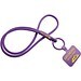 Tubyard Lanyard mit Telefonhalterung und elastischem Band, lila