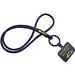 Tubyard Lanyard mit Telefonhalterung und elastischem Band, mondlichtblau