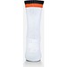 Two Tone Tennissocken, 37-41, White / Black / Orange
