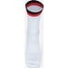 Two Tone Tennissocken, 42-46, White / Black / Red