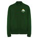 Ulan Sweatjacke Unisex, dunkelgrün, M