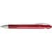 uma® LOOK grip transparent M SI Druckkugelschreiber, rot