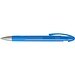 uma® LOOK grip transparent SI Druckkugelschreiber, hellblau