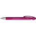 uma® LOOK grip transparent SI Druckkugelschreiber, magenta