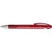 uma® LOOK grip transparent SI Druckkugelschreiber, rot