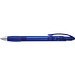 uma® MEMORY transparent SI Druckkugelschreiber, blau