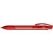 uma® OMEGA grip transparent Druckkugelschreiber, rot