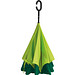 Umklappbarer Regenschirm aus 190T Pongee mit Griff zum Einhängen am Handgelenk, apfelgrün