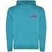 Urban 280 g/m² Kapuzenpullover für Kinder, türkis, 5/6