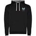Urban Kapuzenpullover für Herren, schwarz/Marl Grey, M