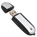 USB-Stick Aluline, 4 GB, schwarz